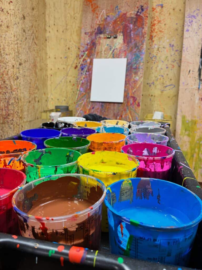 Splatter art Manchester