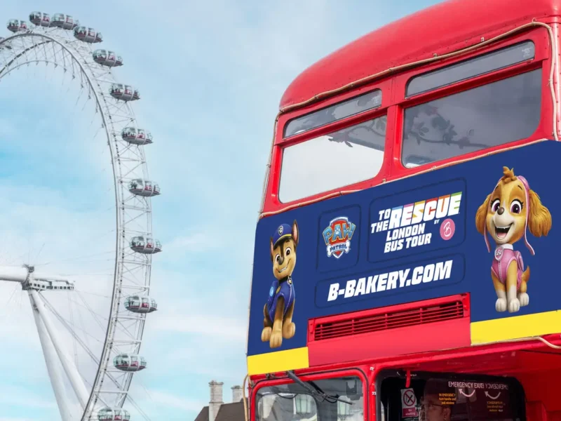 Paw Patrol Afternoon Tea Bus Tour London